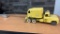 VINTAGE STRUCTO YELLOW MOBILE CRANE