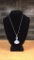 STERLING SILVER NECKLACE & PENDANT 24G