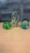 VTG HAND BLOWN GLASS ART PAPERWEIGHTS