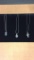 3) STERLING SILVER NECKLACES & PENDANTS. 19G