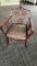 BEAUTIFUL ANTIQUE CHAIR WITH FILIGREE DESIGN