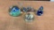 VTG ART GLASS MARINE LIFE PAPERWEIGHTS