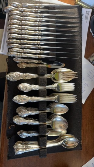 GORHAM STERLING SILVERWARE SET. 3210G