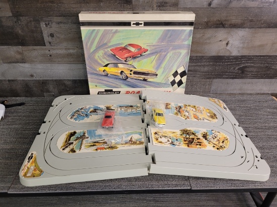 1960's CHEVROLET ROAD RALLY SLOT CAR SET