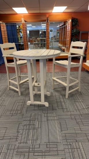 PUB HEIGHT OUTDOOR PATIO SET.
