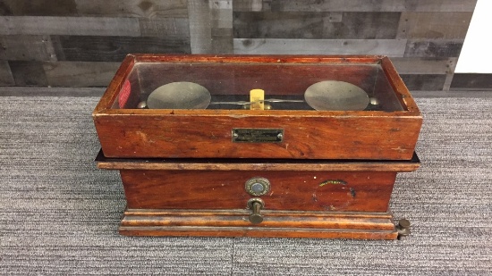 ANTIQUE HENRY TROEMNER ANALYTICAL BALANCE