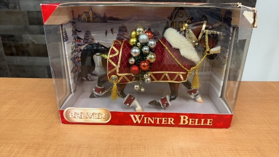 BREYER HORSE FIGURINE "WINTER BELLE"