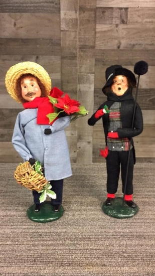 BYERS' CHOICE THE CAROLERS DOLLS - WORKING FOLK