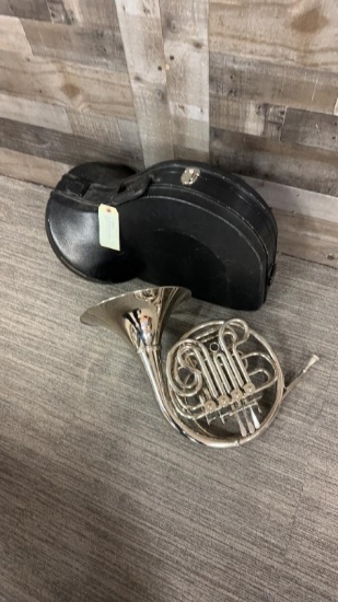 SILVER-TONE DOUBLE FRENCH HORN