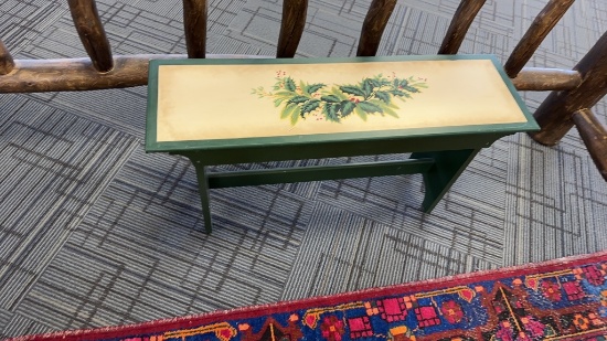 Nature themed bench