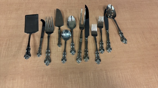 RSVP 12 PLACE SETTING SILVERWARE