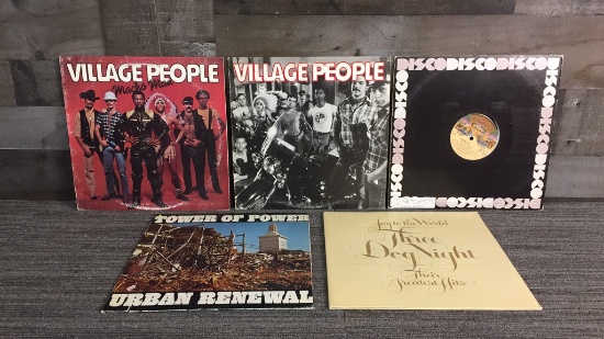 VINYL RECORDS: THREE DOG NIGHT, VILLAGE PEOPLE +