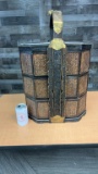 VTG CHINESE WOVEN BAMBOO 4-TIER WEDDING BASKET