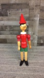 VINTAGE WOOD ARTICULATED PINOCCHIO