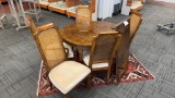 DINING TABLE & 5 CHAIRS.