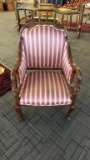ANTIQUE VICTORIAN PARLOR ARMCHAIR.