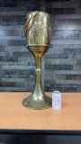 ANTIQUE HAMMERED BRASS CHAMPAGE CHILLER STAND