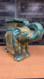 VTG CERAMIC ELEPHANT PLANT STAND