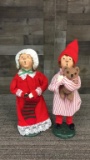 BYERS' CHOICE THE CAROLERS DOLLS - KIDS IN PJs
