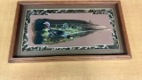 HANDPAINTED TURKEY FEATHERS - FRAMED & SIGNED
