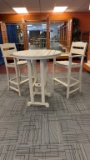 PUB HEIGHT OUTDOOR PATIO SET.