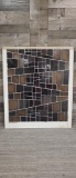VTG CHURCH STAINED GLASS WINDOW
