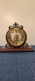 WOODEN MANTEL DESK CLOCK