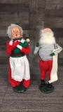 BYERS' CHOICE THE CAROLERS DOLLS - MR & MRS CLAUS