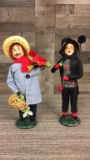 BYERS' CHOICE THE CAROLERS DOLLS - WORKING FOLK