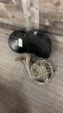 SILVER-TONE DOUBLE FRENCH HORN