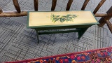Nature themed bench