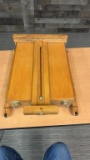 AARON BROTHERS WOODEN PORTABLE EASEL SKETCH BOX