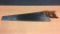 ANTIQUE HENRY DISSTON & SONS LONDON 12 HANDSAW