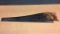 VTG E. CATKINS & CO WARRANTED SUPERIOR HANDSAW