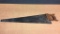 ANTIQUE #8 SAW WITH INCHES MEASUREMENTS