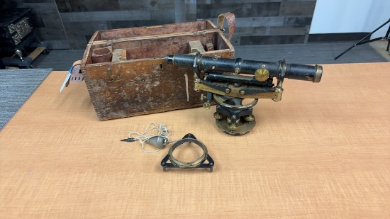 ANTIQUE WARREN-KNIGHT "STERLING" SURVEY TRANSIT