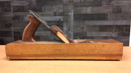 J M SLATER BARR & WAY CAST STEEL BLOCK WOOD PLANE