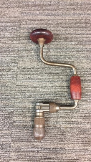 VTG FULTON #8 HAND CRANK RATCHET W BRACE