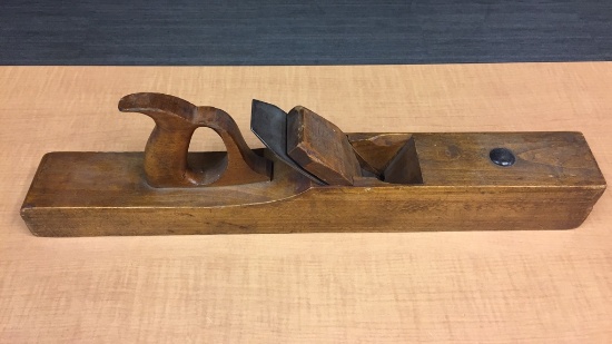ANTIQUE D.R. BARTON 22" BLOCK WOOD PLANE
