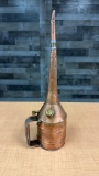 ANTIQUE SOLID COPPER LONG NECK RAILRAOD OIL CAN