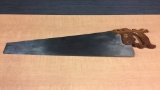 ANTIQUE HENRY DISSTON & SONS LONDON 12 HANDSAW