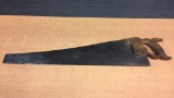ANTIQUE COLUMBINE WARRANTED SUPERIOR #8 HANDSAW