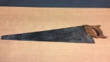 ANTIQUE #8 SAW WITH INCHES MEASUREMENTS