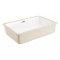 RECTANGULAR PORCELAIN UNDERMOUNT BATHROOM SINK
