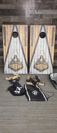 PURDUE BOILERMAKERS CORNHOLE BOARDS