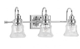 PROGRESS LIGHTING 3-BULB WALL LIGHT FIXTURE