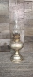 ANTIQUE NICKEL CHROME OIL LAMP