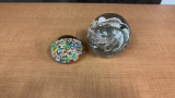 VTG SIGNED GLASS ART PAPERWEIGHTS: MURANO & MORE