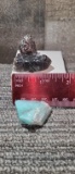 AMAZONITE AND SMOKY QUARTZ CLUSTERS