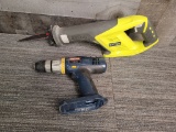 RYOBI ELECTRIC CORDLESS SAW & DRILL